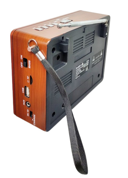 Радиоприемник на аккумуляторе Everton RT-306 FM/AM/SW/Bluetooth/USB с фонариком - Фото 6 Радиоприемник на аккумуляторе Everton RT-306 FM/AM/SW/Bluetooth/USB с фонариком - изображение 6