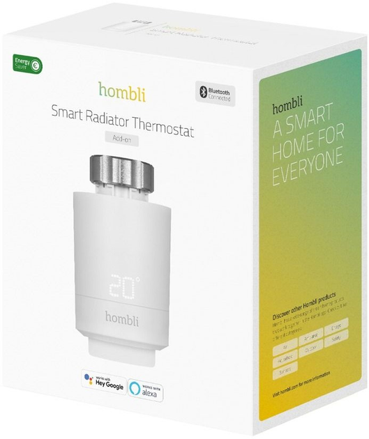 Розумний радіаторний терморегулятор Hombli Smart Radiator Thermostat (HBRT-0109) - зображення 3