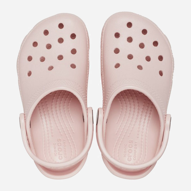 Chodaki dziecięce dla dziewczynki Crocs 206990-6UR 22-23 (C6) Ivory (196265549542) - obraz 5