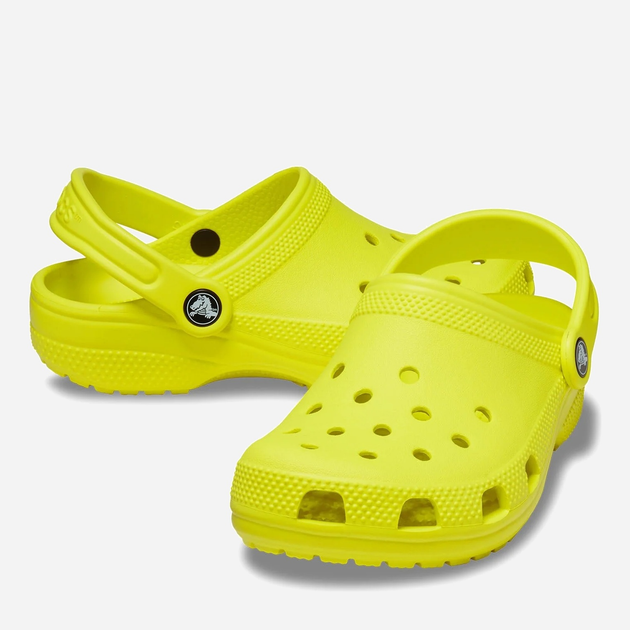 Crocsy dziecięce dla dziewczynki Crocs 206991-76M 32-33 (J1) Cytrynowe (196265550357) - obraz 2