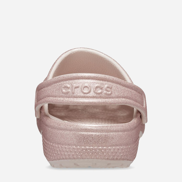 Chodaki dziecięce dla dziewczynki Crocs 206992-6WV 23-24 (C7) Beżowo-różowe (196265550890) - obraz 6