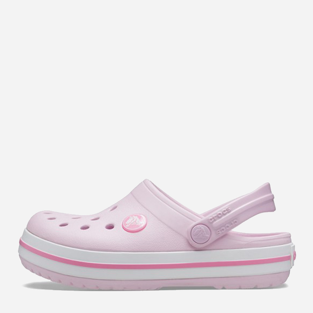 Дитячі крокси для дівчинки Crocs 207005-6GD 24-25 (C8) Світло-рожеві (191448738805) - зображення 2