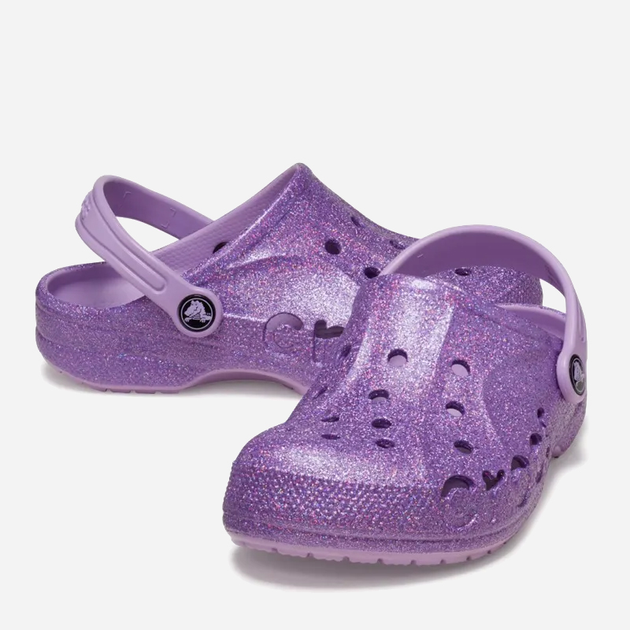 Дитячі крокси для дівчинки Crocs 207014-5PR 25-26 (C9) Фіолетові (196265552504) - зображення 2