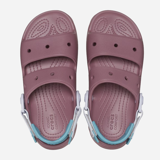 Підліткові сандалії для хлопчика Crocs 207707-5PG 37-38 (J5) Бордові (196265557394) - зображення 4