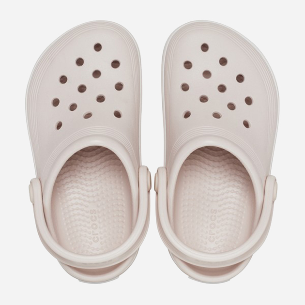 Дитячі крокси для дівчинки Crocs 208477-6UR 34-35 (J3) Бежеві (196265564804) - зображення 4