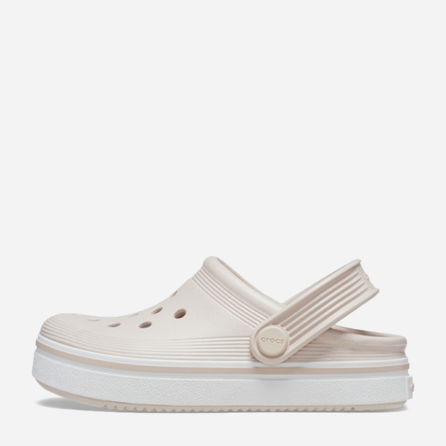 Chodaki dziecięce dla dziewczynki Crocs 208477-6UR 38-39 (J6) Beżowe (196265564835) - obraz 3
