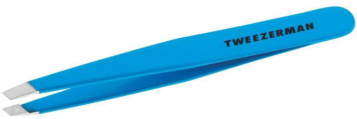 Pęseta do brwi Tweezerman Slant Tweezer Blue Jewel (0038097002874) - obraz 1