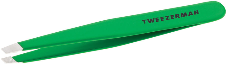 Pęseta do brwi Tweezerman Slant Tweezer Green Apple (0038097023053) - obraz 1