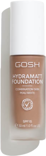 Тональний крем для обличчя Gosh Hydramatt Foundation Dark 014R 30 мл (5711914183103) - зображення 1