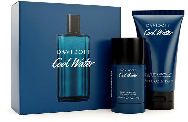 Набор мужской Davidoff Cool Water Man Парфюмированный дезодорант 70 г ...