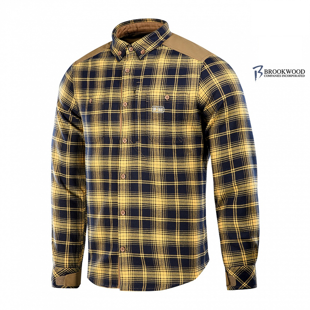 M-Tac рубашка Redneck Shirt Navy Blue/Yellow L/R - изображение 1