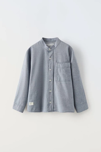 Сорочка ZARA х9962 синя 122 - Фото 1 Сорочка ZARA х9962 синя 122 - изображение 1