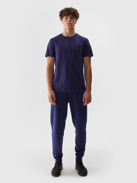 Спортивні штани 4F TROUSERS CAS M603 M Темно-синій 4FWSS24TTROM603-31S - изображение 2