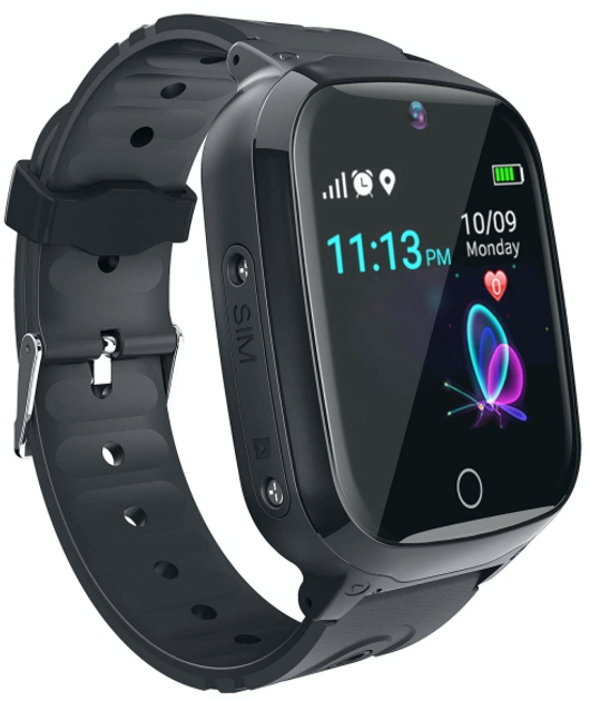 Детские телефон-часы с GPS трекером GOGPS ME K17 Black (K17BK) – фото ...