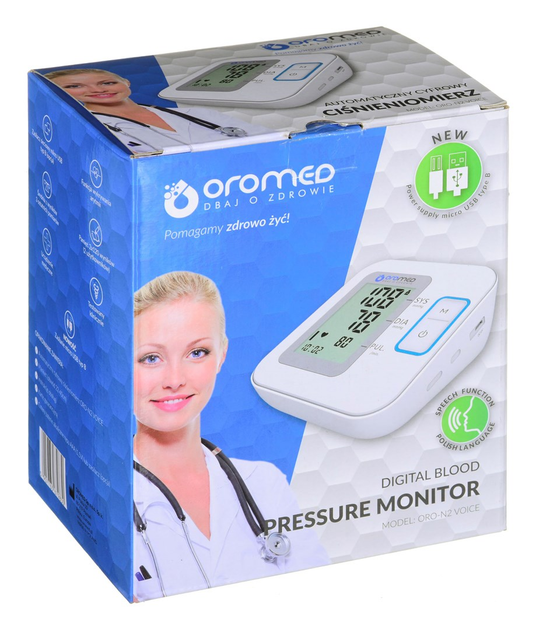 Тонометр Oromed ORO N2 VOICE с адаптером - изображение 10