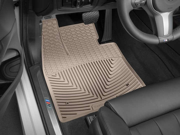 Акція на Комплект автокилимків передніх WeatherTech Всесезонні BMW X5 (2014-2019) 2 шт Бежевий від Rozetka