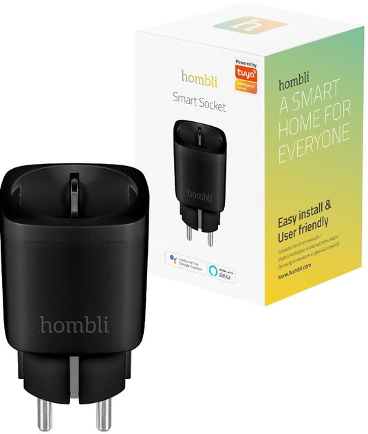 Gniazdko inteligentne Hombli Smart Socket Black (HBSS-0100) - obraz 4