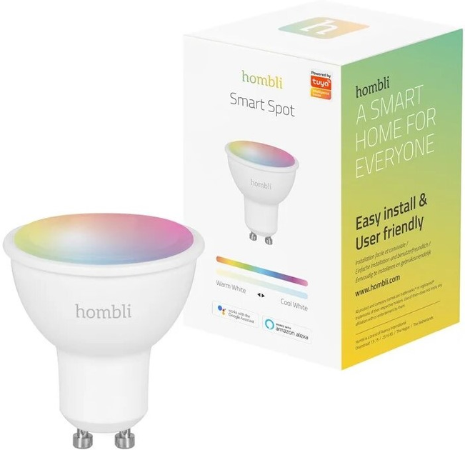 Inteligentna żarówka Hombli Smart Spot RGB + CCT (HBGB-0224) - obraz 2