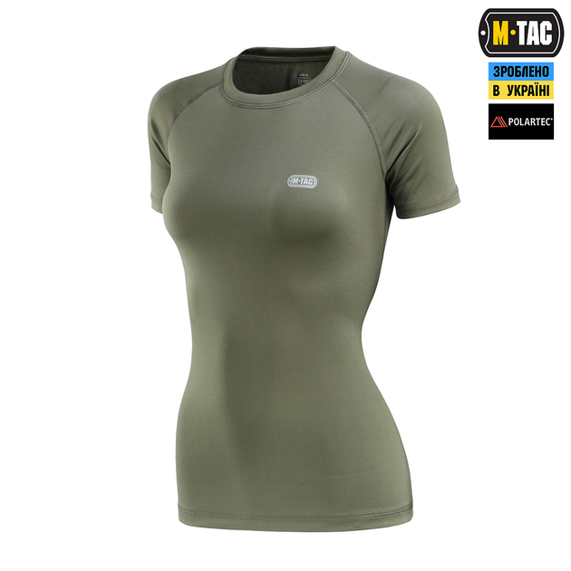 Футболка M-Tac Ultra Light Polartec Lady Army оливковий розмір S - зображення 1