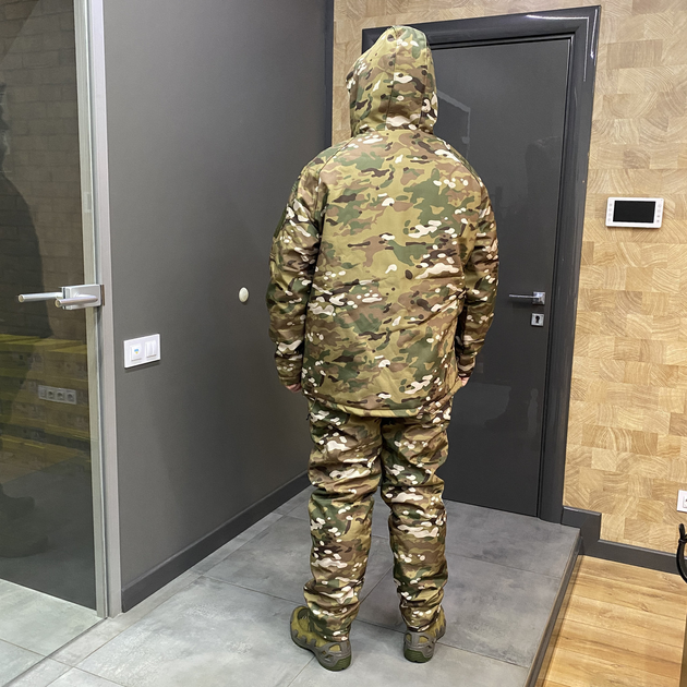Костюм тактический демисезон, Softshell, Мультикам, размер XL, демисезонный костюм для военных софтшел - изображение 2