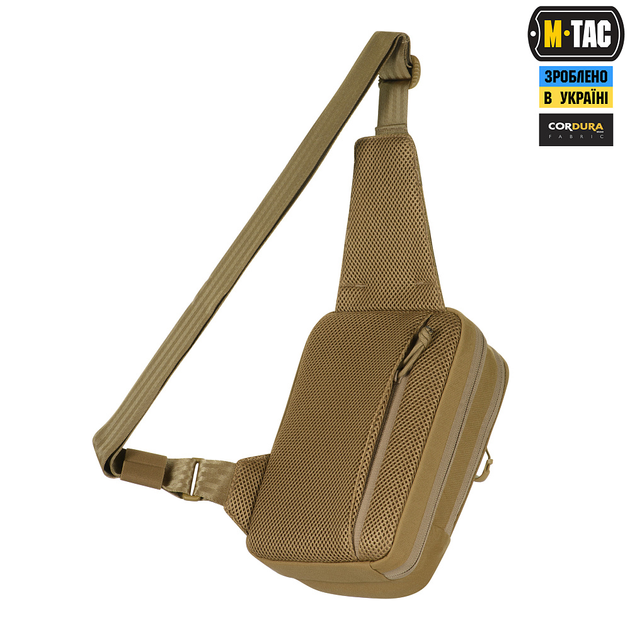 M-Tac сумка Sling Pistol Bag Elite Hex з липучкою Coyote - зображення 2