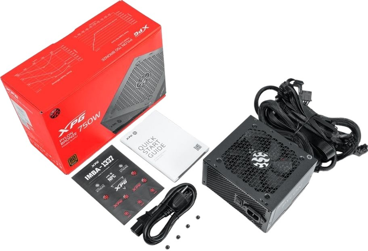 Блок живлення ADATA XPG PYLON 650 W (PYLON650B-BKCEU) - зображення 4