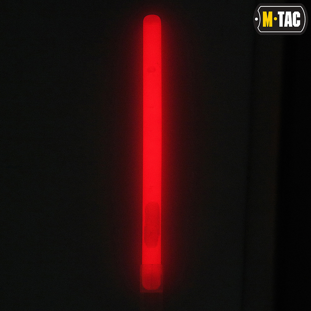 M-Tac хімсвітло 15 см червоний - зображення 2