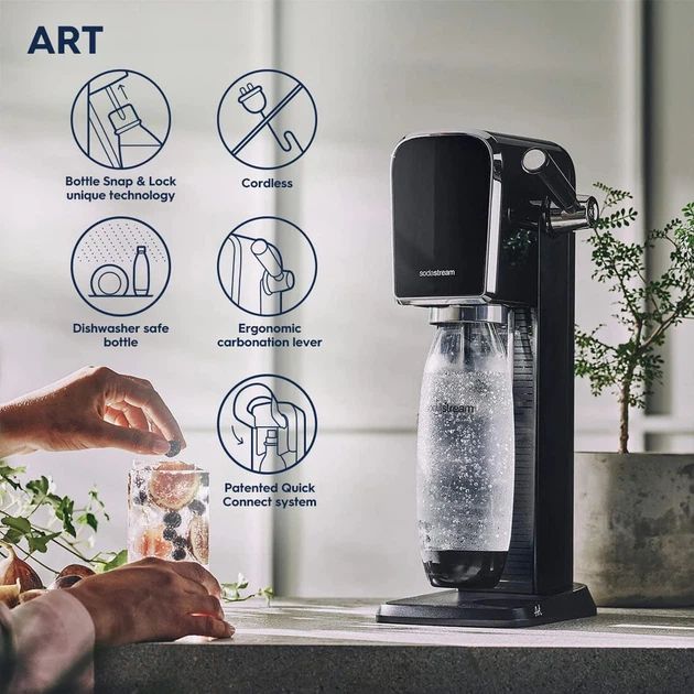 Сатуратор SodaStream Art Black – фото, отзывы, характеристики в