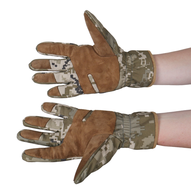 Тактичні зимові рукавички Піксель M - зображення 2
