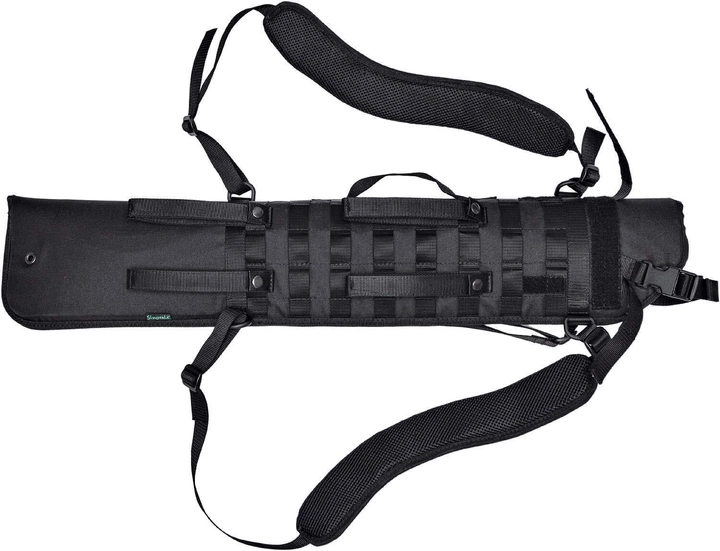 Скаббард Shaptala 182-1 з MOLLE для помпової рушниці. Довжина - 80 см. Чорний - зображення 1