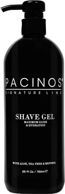 Żel do golenia Pacinos Signature Line maksymalny poślizg i nawilżenie 750 ml (850989007831) - obraz 1