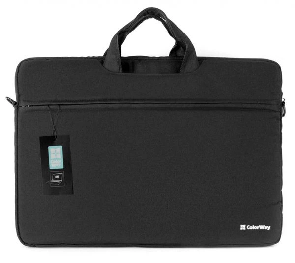 Сумка для ноутбука 17.3" ColorWay Casual Black (cw-lbc173-bk) - изображение 2