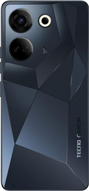 Смартфон Tecno Camon 20 Pro (CK7n) 8/256gb Dual Sim Predawn Black (4895180799792) - зображення 3