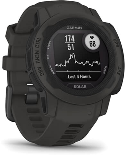 Zegarek sportowy Garmin Instinct 2S Solar Graphite (010-02564-00) - obraz 2