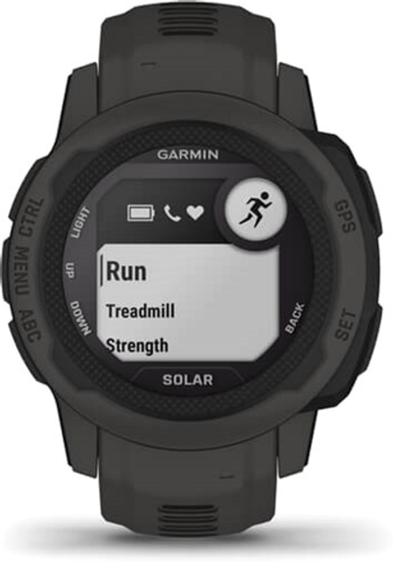 Спортивний годинник Garmin Instinct 2S Solar Graphite (010-02564-00) - зображення 3