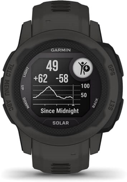 Спортивний годинник Garmin Instinct 2S Solar Graphite (010-02564-00) - зображення 10