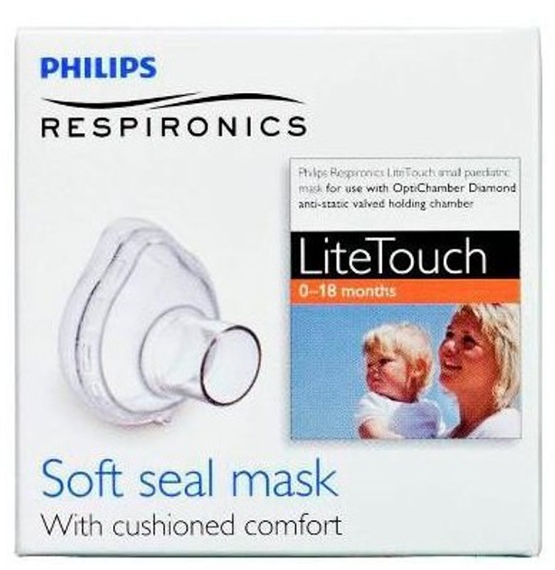 Інгаляційна маска Philips Lite Touch Diamond для дорослих (8470001635693) - зображення 1
