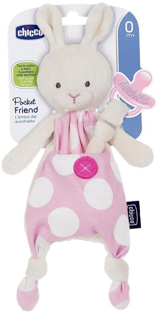 Тримач для пустушки Chicco Dummy Guardian Pocket Bunny (8058664072415) - зображення 1