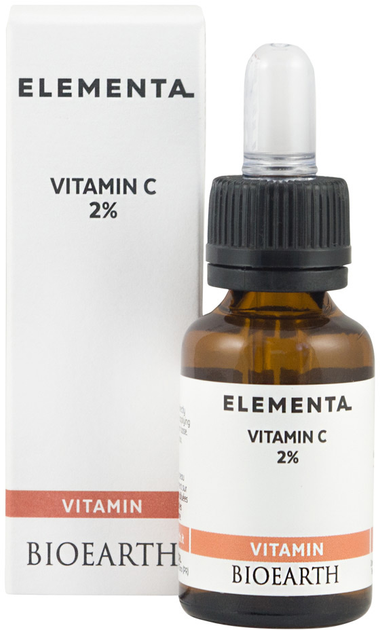 Serum do twarzy Bioearth Power Concentrate Elementa Vitamin C 15 ml (8029182011200) - obraz 1