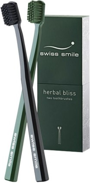 Zestaw szczoteczek do zębów Swiss Smile Herbal Bliss 2 szt (7640131976046) - obraz 1