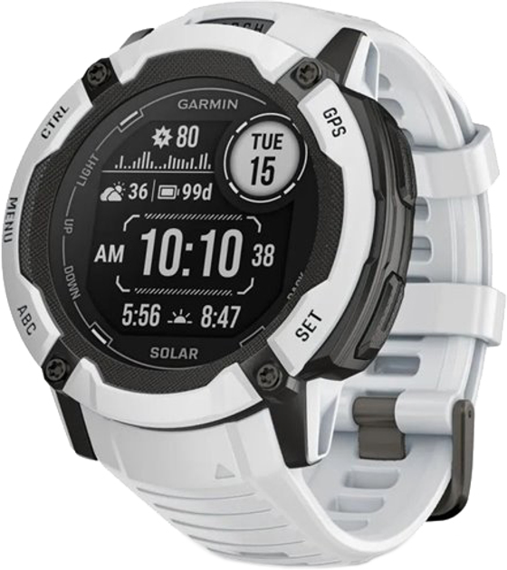 Smartwatch Garmin Instinct 2X Solar Whitestone (010-02805-04) - obraz 1