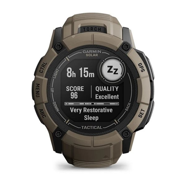 Smartwatch Garmin Instinct 2X Solar Tactical Edition Coyote Tan (010-02805-02) - obraz 10