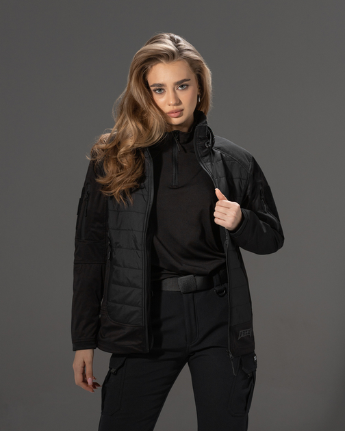 Куртка тактична жіноча BEZET Phantom чорний - XXL - зображення 2