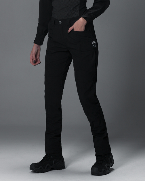 Жіночі брюки карго тактичні BEZET Капелан чорний - XS - зображення 1