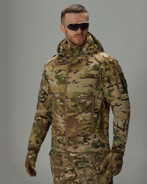 Куртка тактична BEZET Phantom мультикам - M - зображення 1