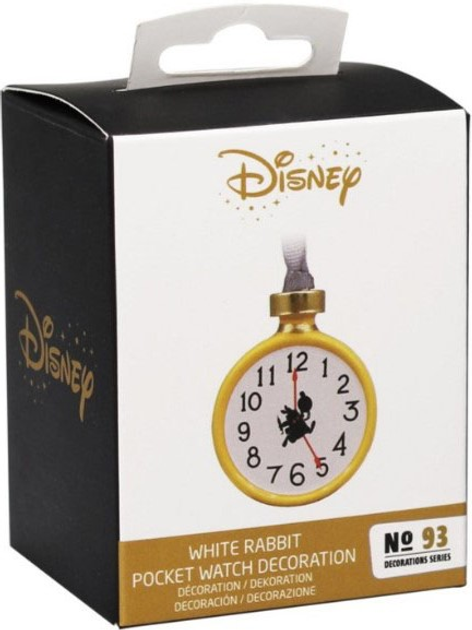 Ozdoba choinkowa Half Moon Bay Disney Alicja w Krainie Czarów Złoty zegarek (5055453493546) - obraz 3