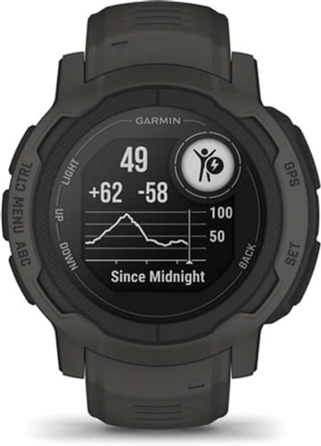 Zegarek sportowy Garmin Instinct 2 Graphite (010-02626-00) - obraz 8