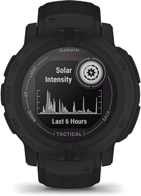 Zegarek sportowy Garmin Instinct 2 Solar Tactical Edition – Black (010-02627-03) - obraz 2