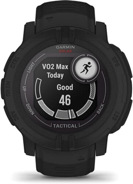 Zegarek sportowy Garmin Instinct 2 Solar Tactical Edition 45 mm Black (010-02627-03) - obraz 9