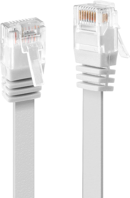 Patchcord Lindy Cat 6 U-UTP 3 m Szary (4002888475037) - obraz 1